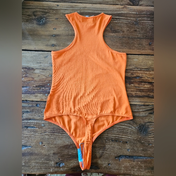 NWT Orange ASOS Bodysuit - Picture 3 of 9